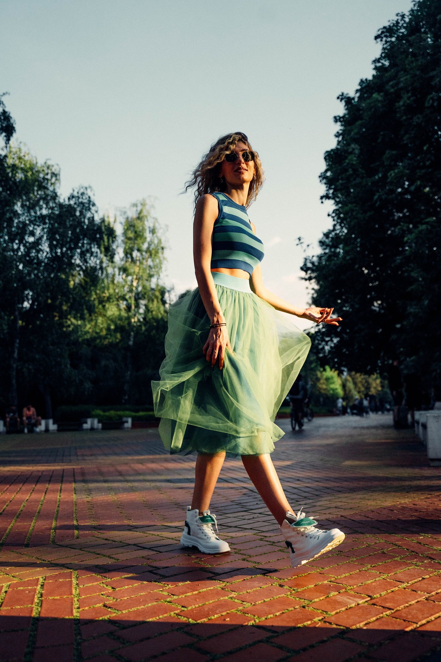 Green Summer Skirt