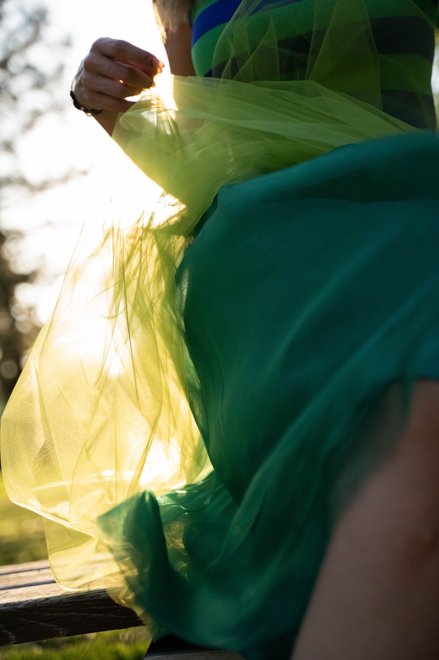 Green Summer Skirt