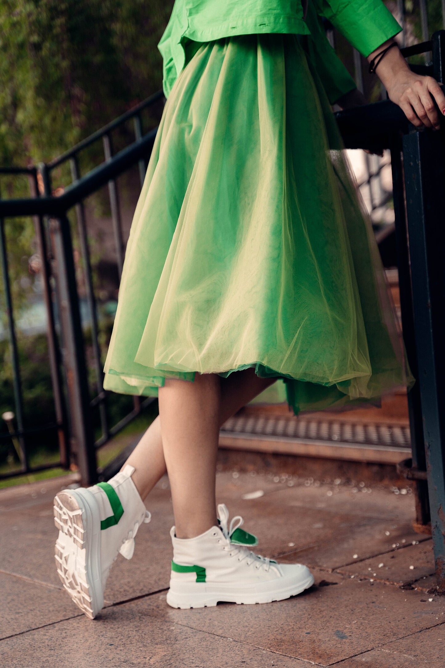 Green Summer Skirt